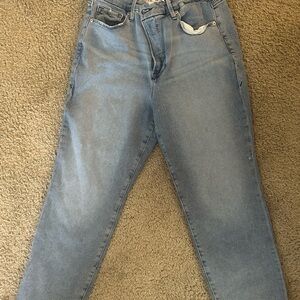 Good American Light Blue Ankle Jeans